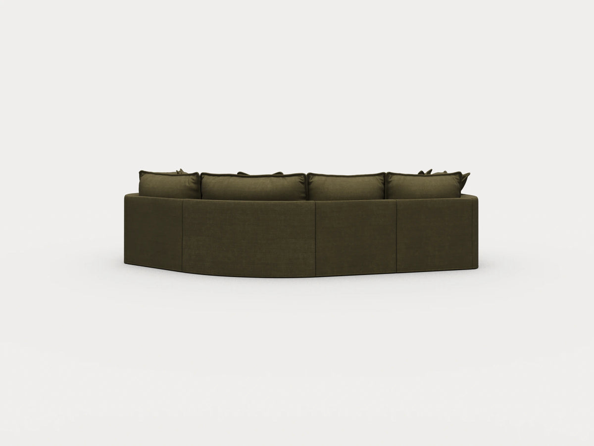 Tamarama Sectional Sofa - Forest Walk / 4 Sections / Regular