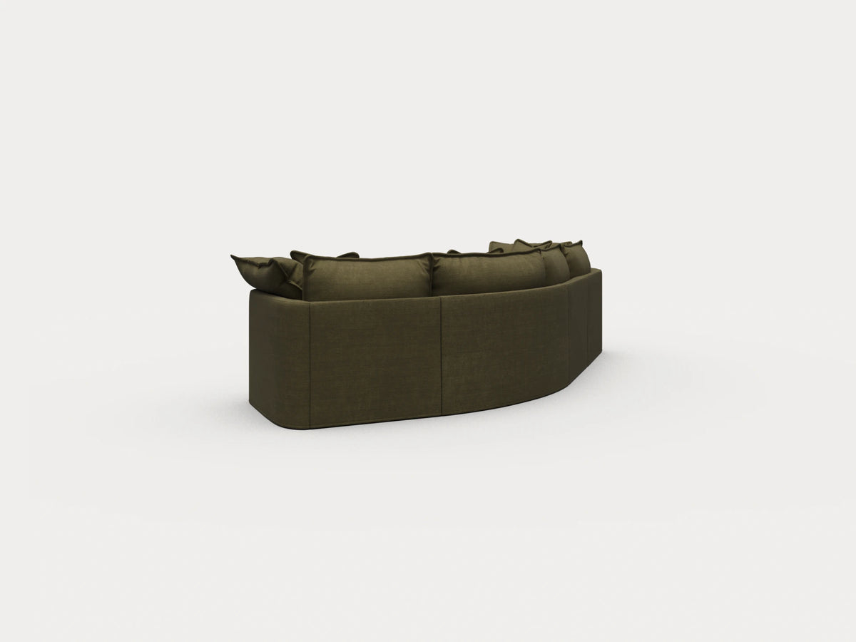 Tamarama Sectional Sofa - Forest Walk / 4 Sections / Regular