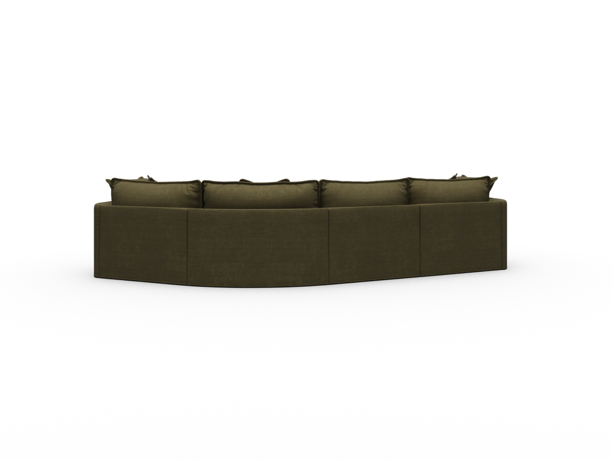 Tamarama Sectional Sofa - Forest Walk / 4 Sections / Extra Wide