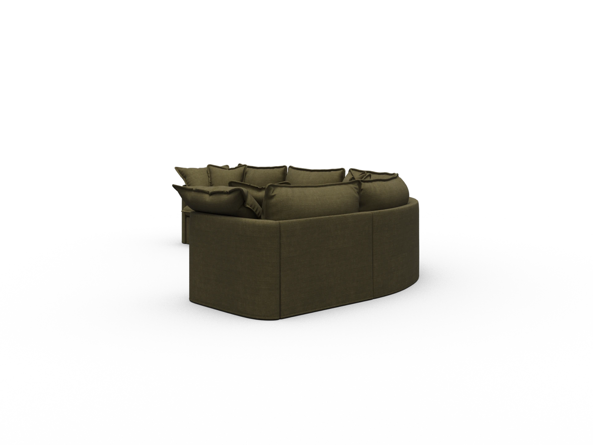 Tamarama Sectional Sofa - Forest Walk / 5 Sections / Extra Wide