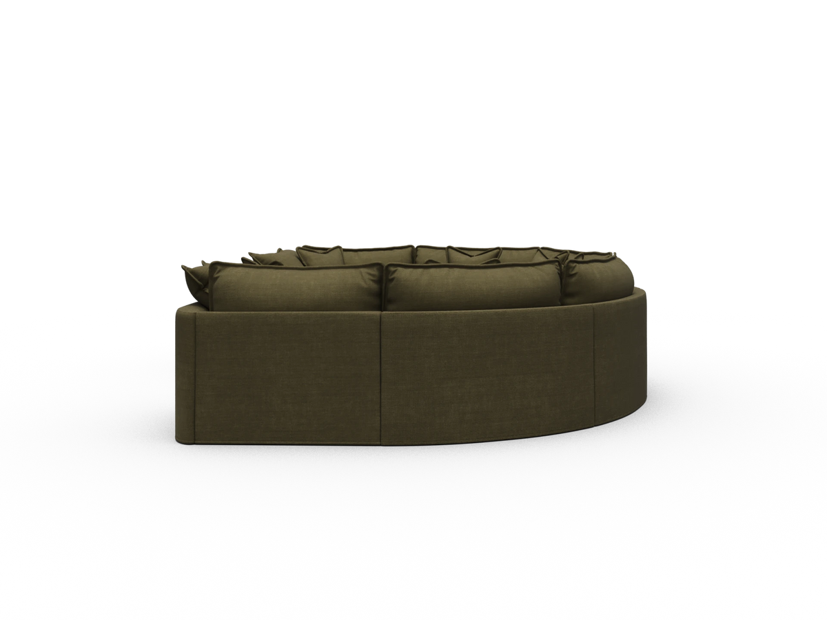 Tamarama Sectional Sofa - Forest Walk / 6 Sections / Extra Wide