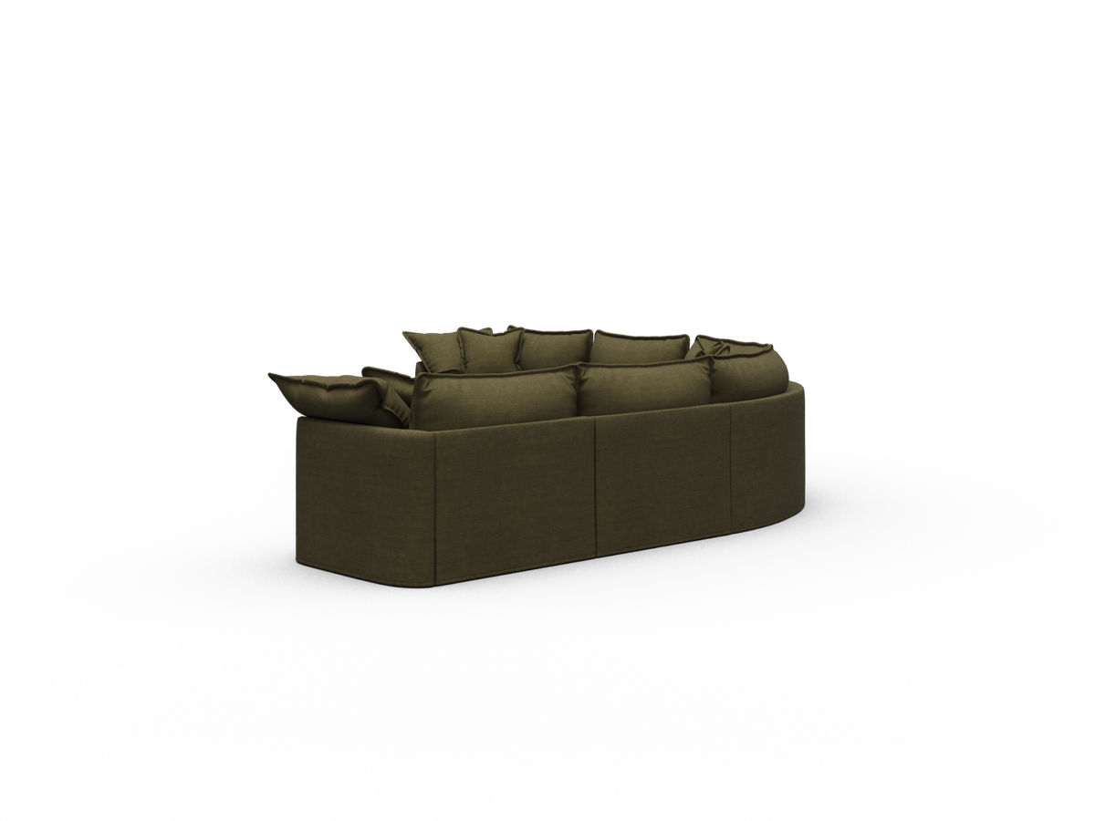 Tamarama Sectional Sofa - Forest Walk / 6 Sections / Extra Wide