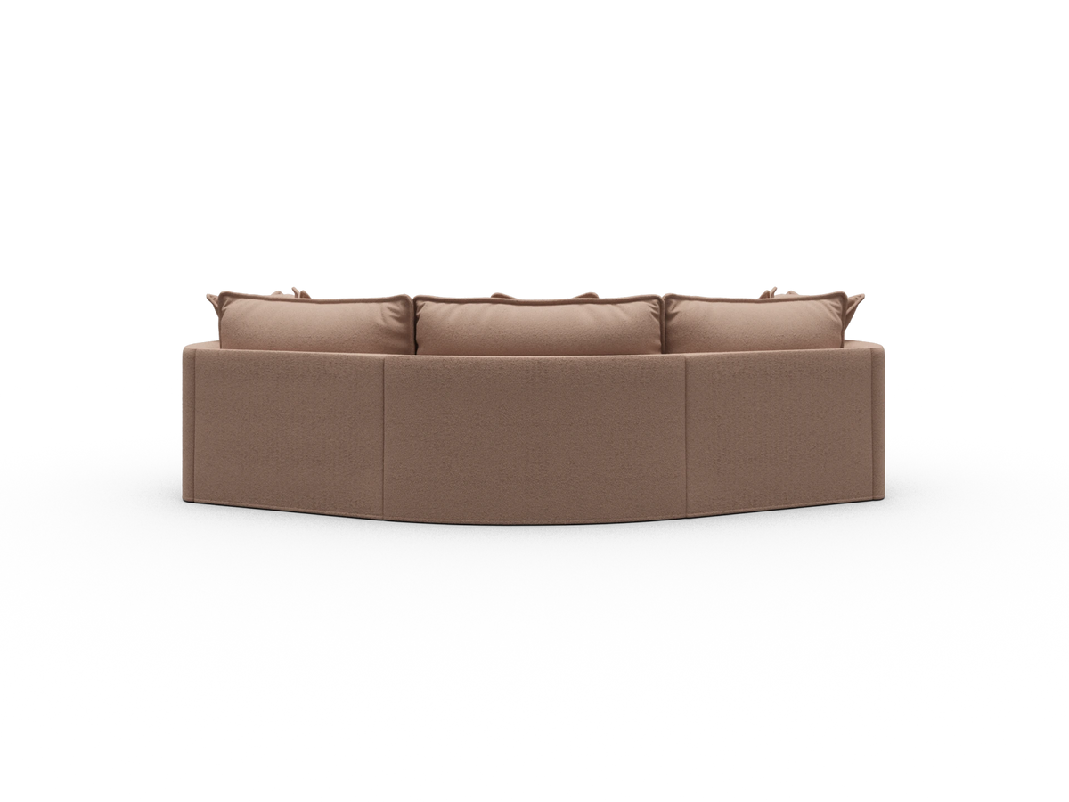 Tamarama Sectional Sofa - Pebble Beach (Luxe) / 3 Sections / Extra Wide