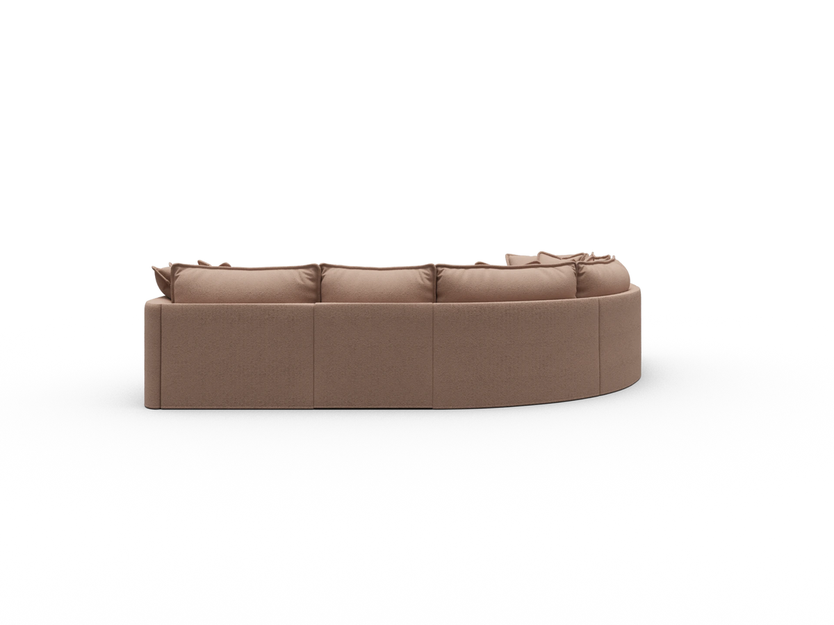 Tamarama Sectional Sofa - Pebble Beach (Luxe) / 5 Sections with Chaise / Regular