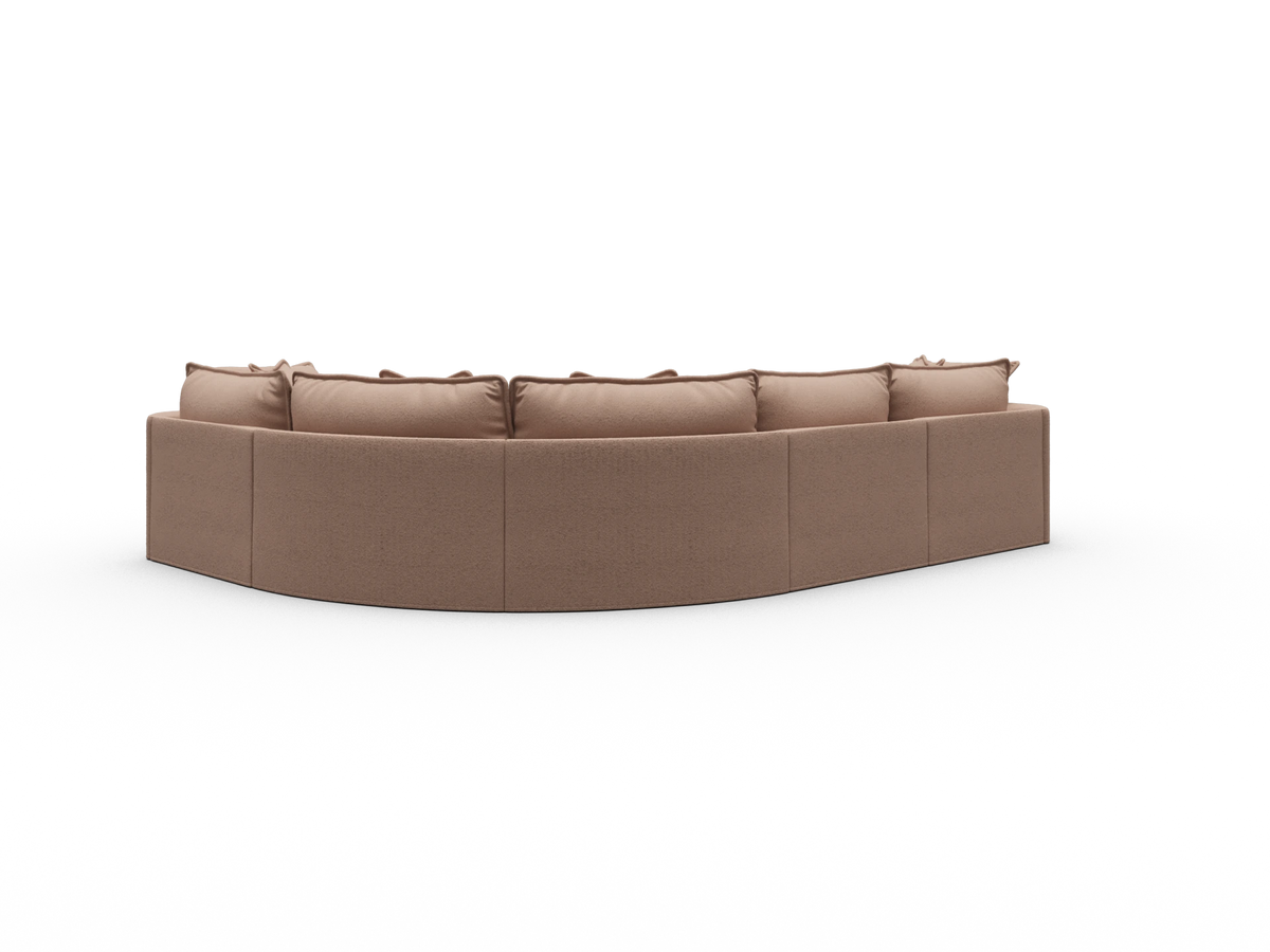 Tamarama Sectional Sofa - Pebble Beach (Luxe) / 5 Sections / Extra Wide