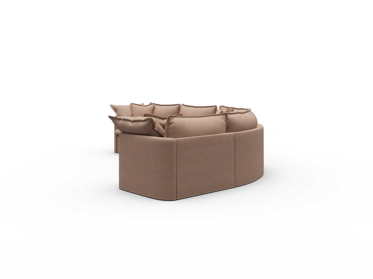 Tamarama Sectional Sofa - Pebble Beach (Luxe) / 5 Sections / Extra Wide