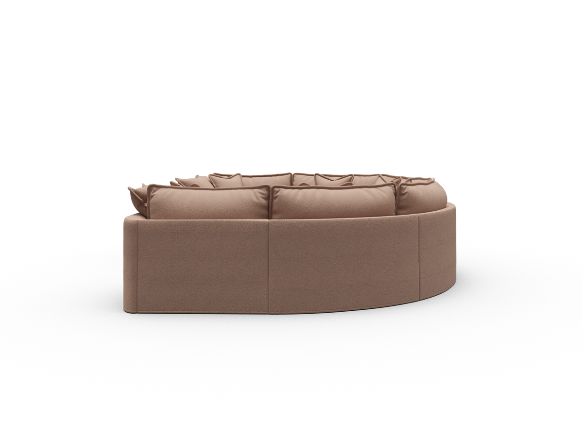 Tamarama Sectional Sofa - Pebble Beach (Luxe) / 6 Sections / Extra Wide