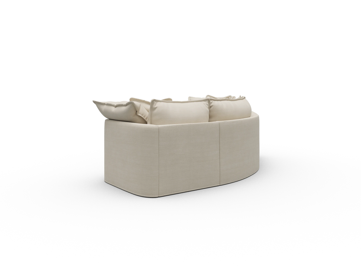 Tamarama Sectional Sofa - Winter Cream / 3 Sections / Regular