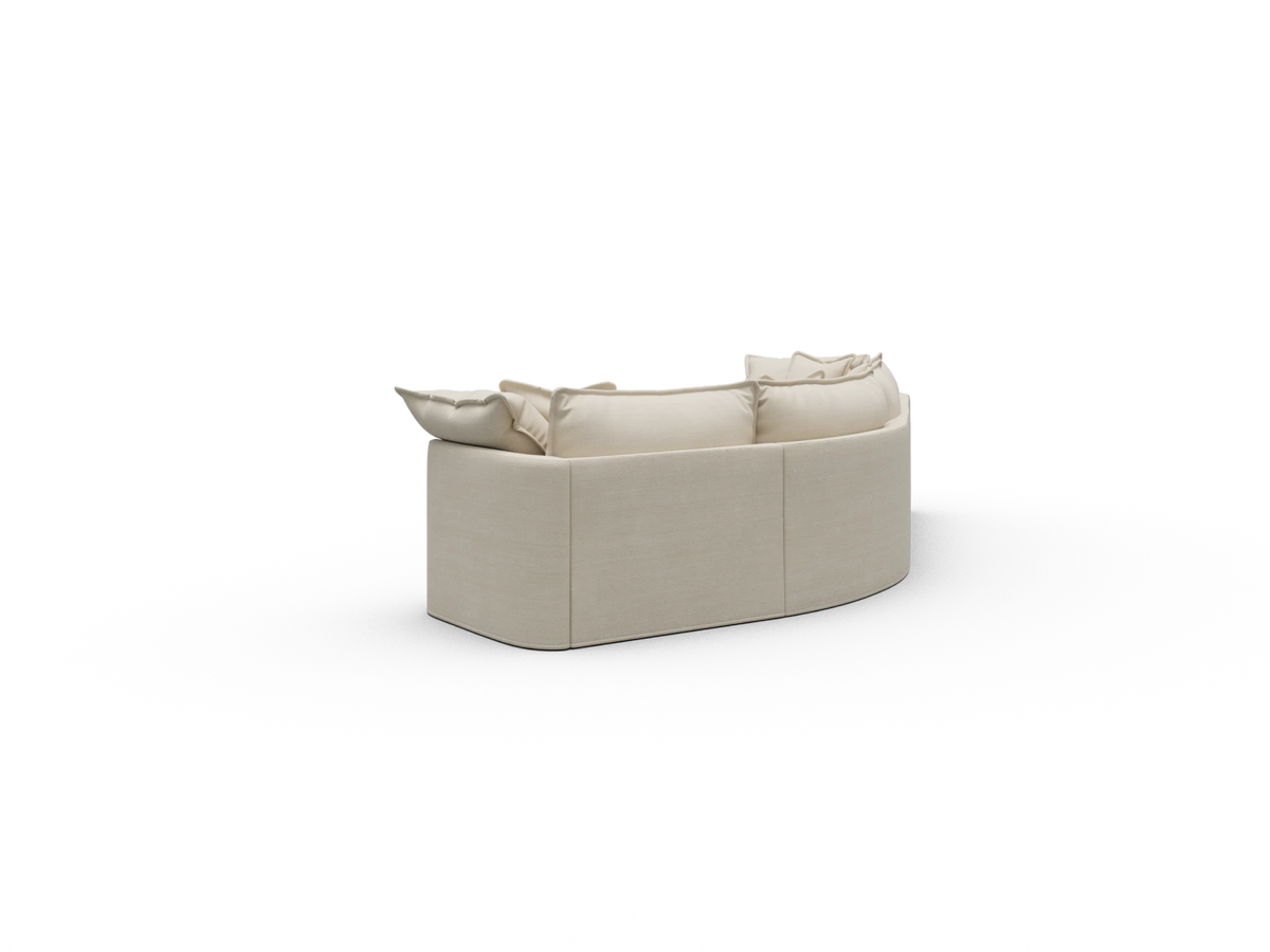 Tamarama Sectional Sofa - Winter Cream / 4 Sections / Extra Wide