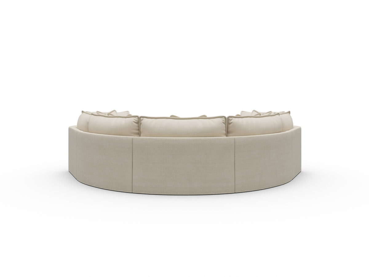 Tamarama Sectional Sofa - Winter Cream / 5 Sections / Regular