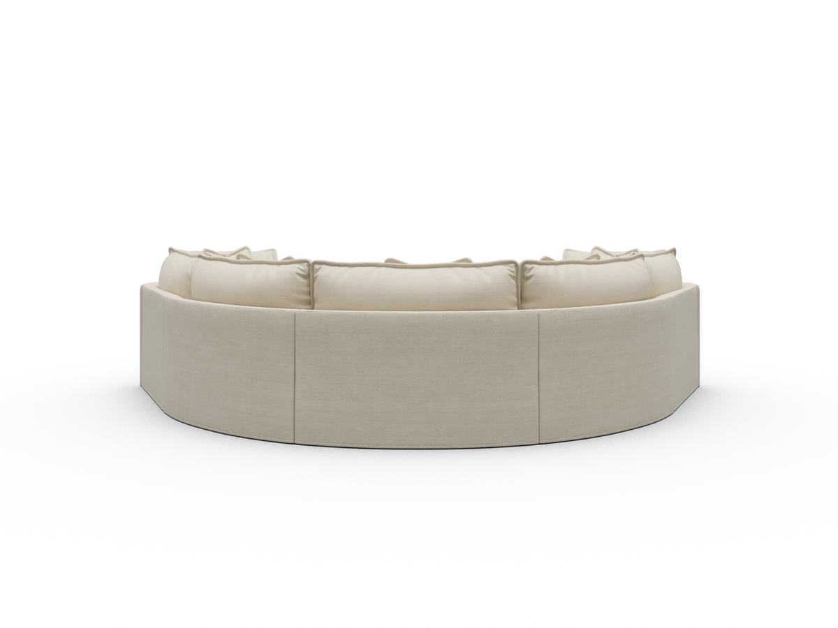 Tamarama Sectional Sofa - Winter Cream / 5 Sections / Extra Wide