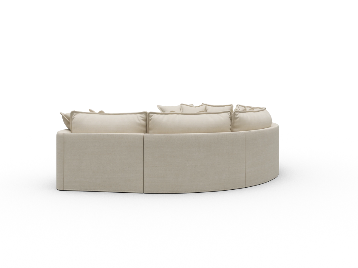 Tamarama Sectional Sofa - Winter Cream / 5 Sections / Extra Wide