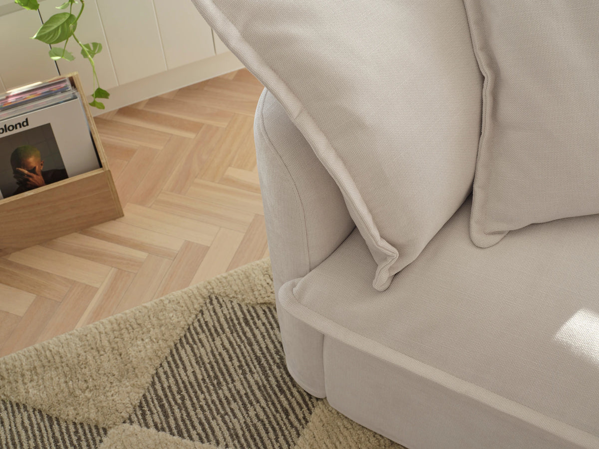 Tamarama Sectional Sofa - Winter Cream / 5 Sections / Regular
