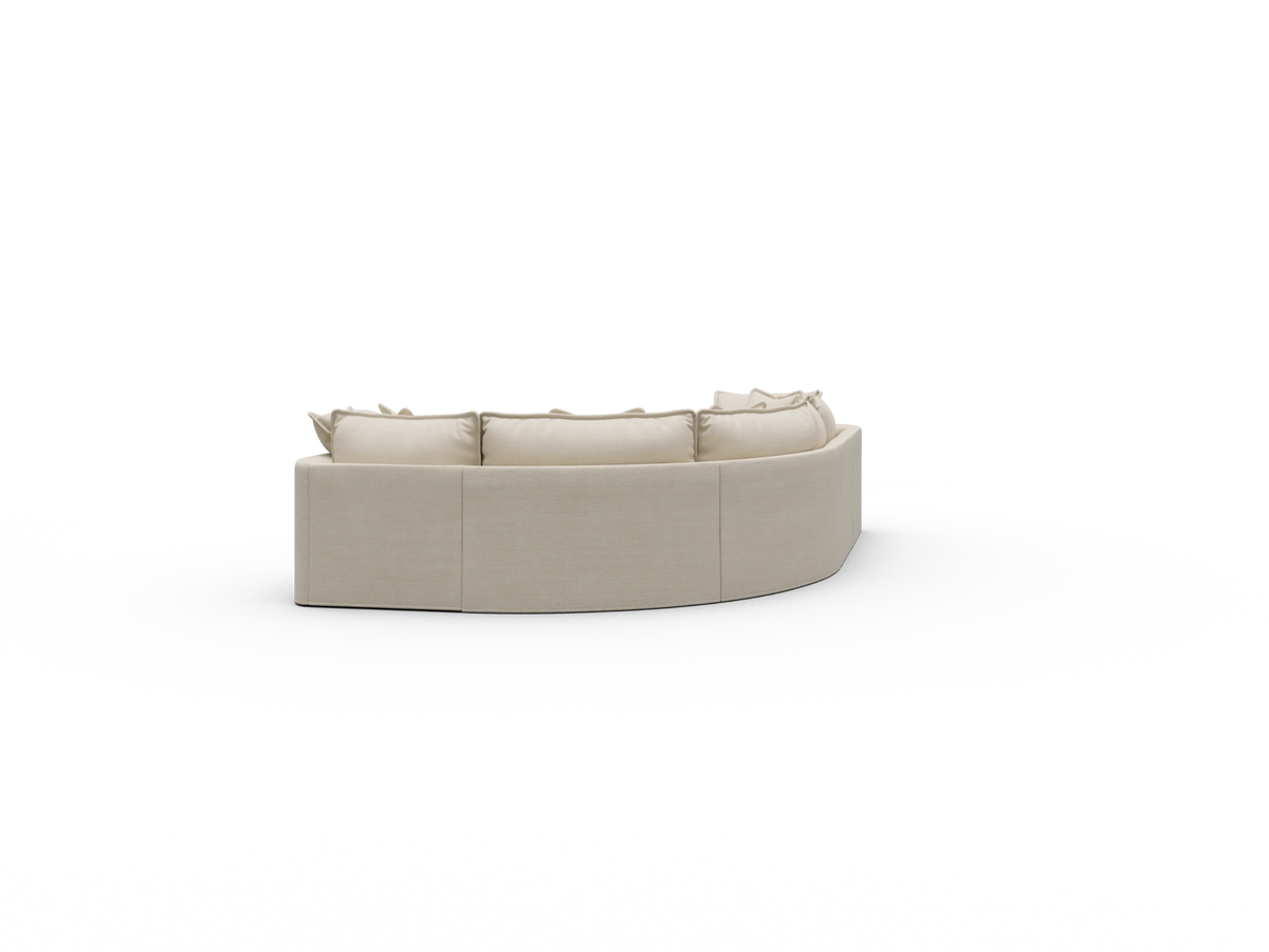 Tamarama Sectional Sofa - Winter Cream / 5 Sections / Regular