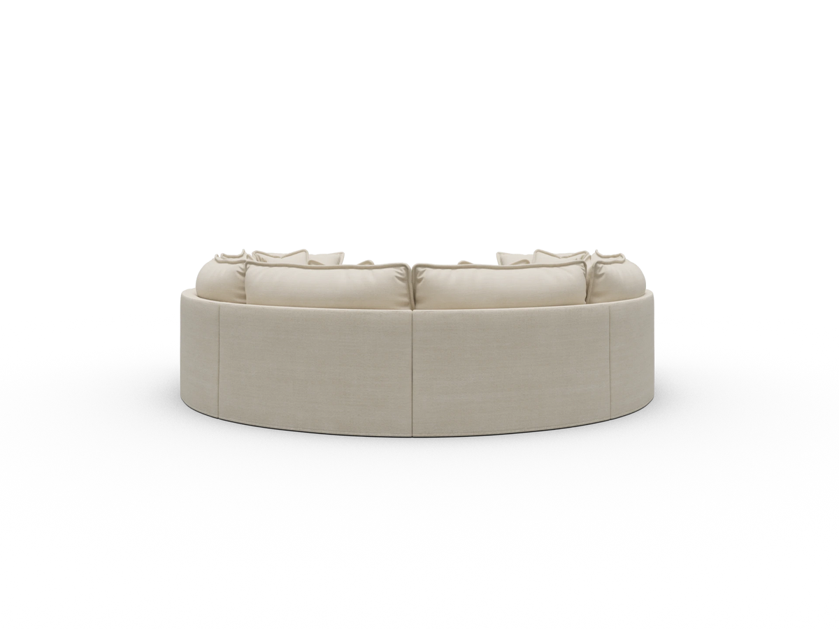 Tamarama Sectional Sofa - Winter Cream / 6 Sections / Extra Wide