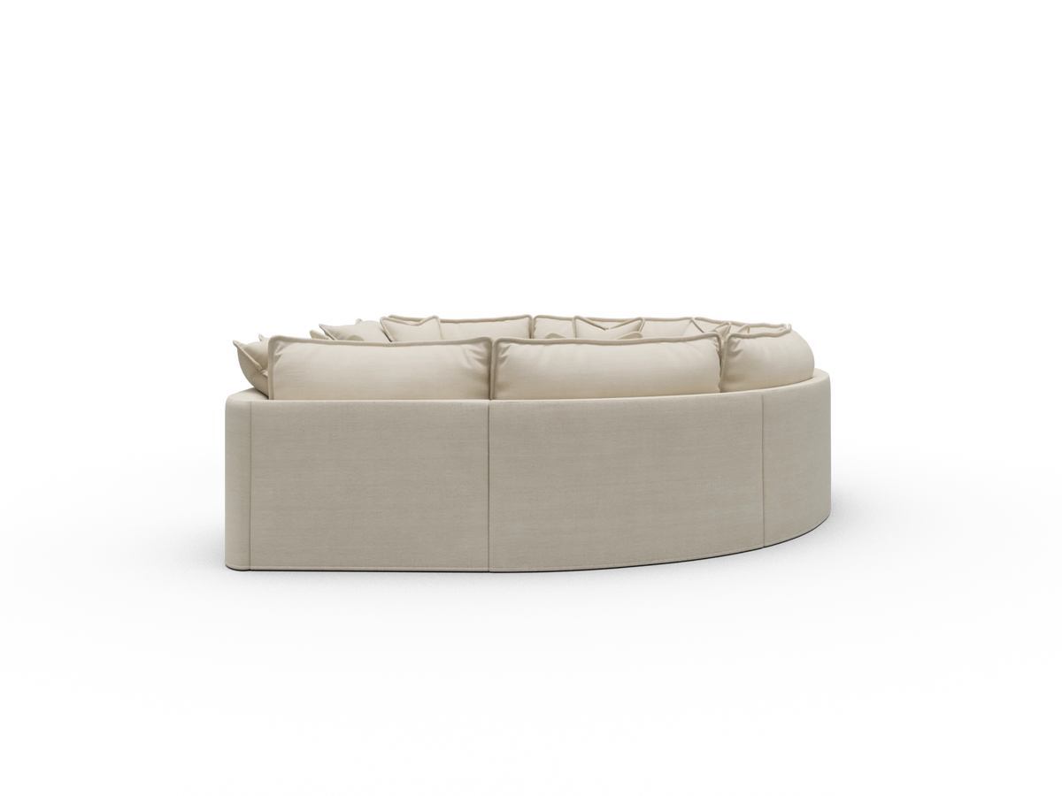 Tamarama Sectional Sofa - Winter Cream / 6 Sections / Extra Wide