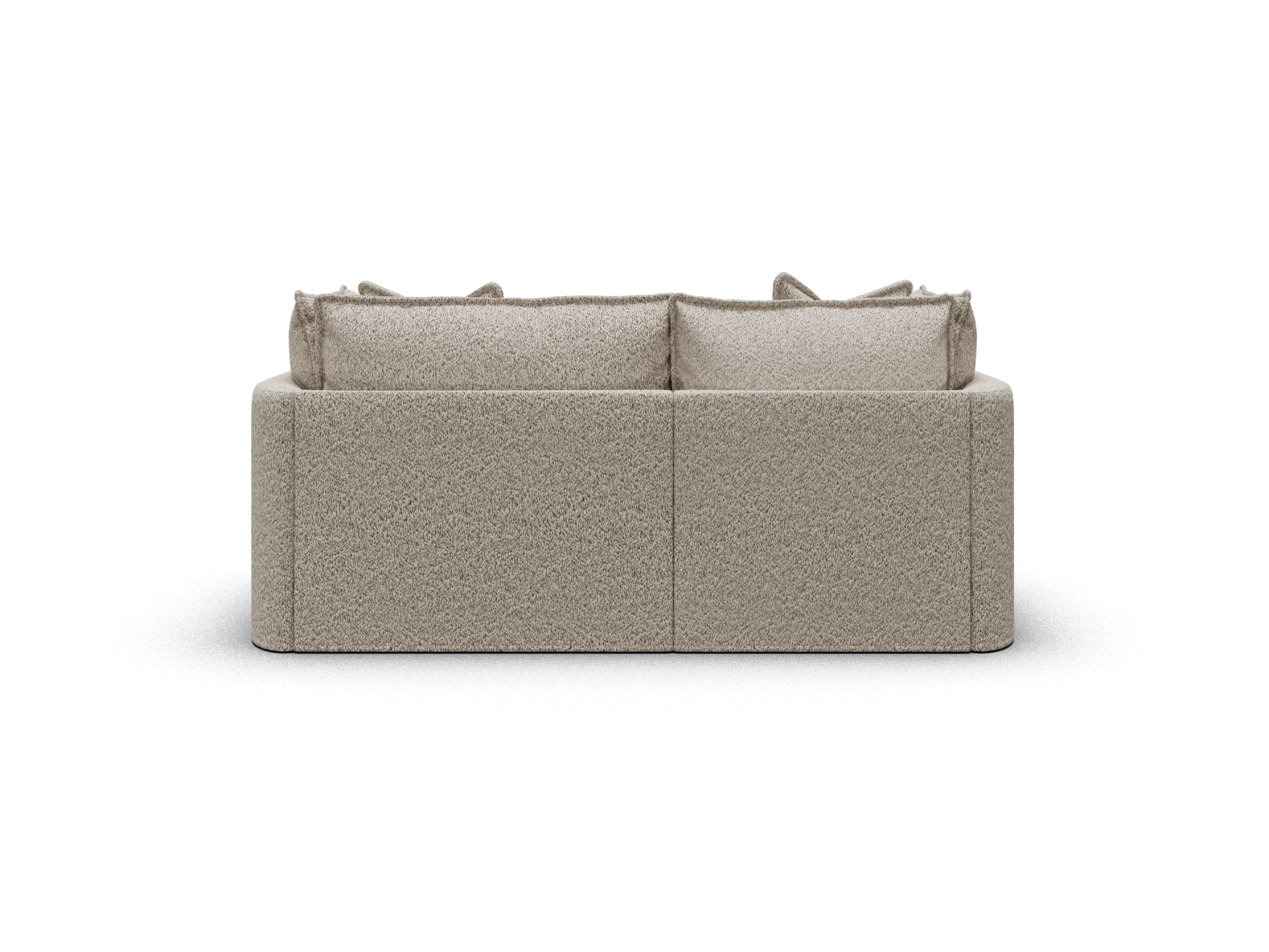 Koala Tamarama 2-section modular sofa with chaise in Aussie Latte, regular, studio shot on white