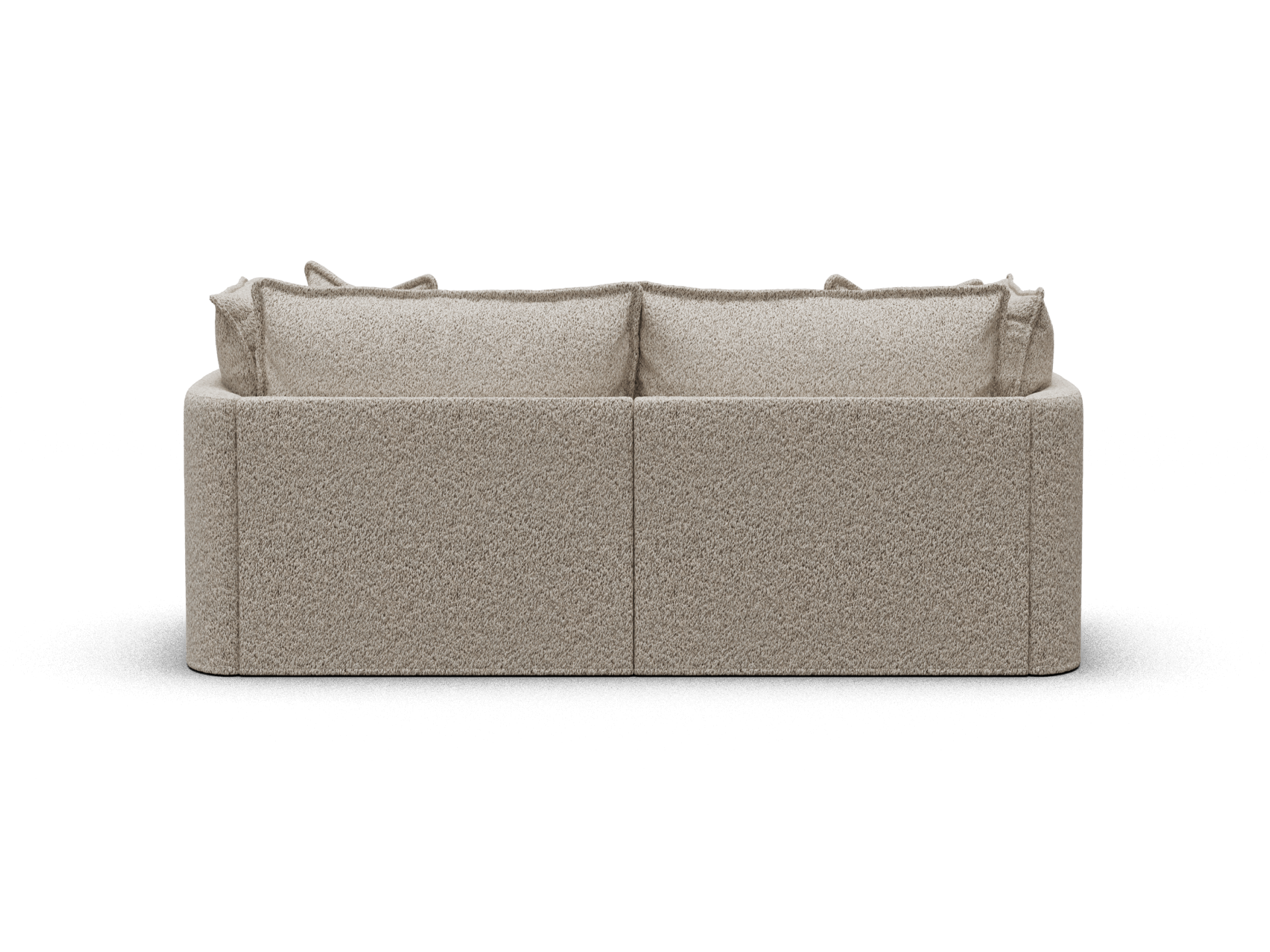 Koala Tamarama 2-section modular sofa in Aussie Latte, extra-wide, studio shot on white