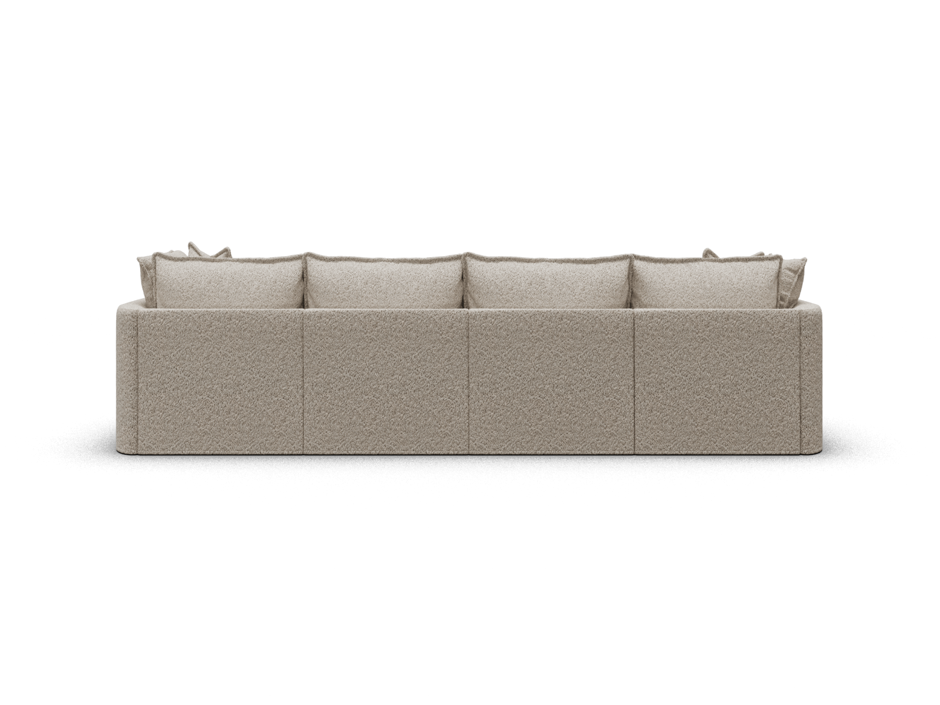 Koala Tamarama 4-section modular sofa in Aussie Latte, regular, studio shot on white