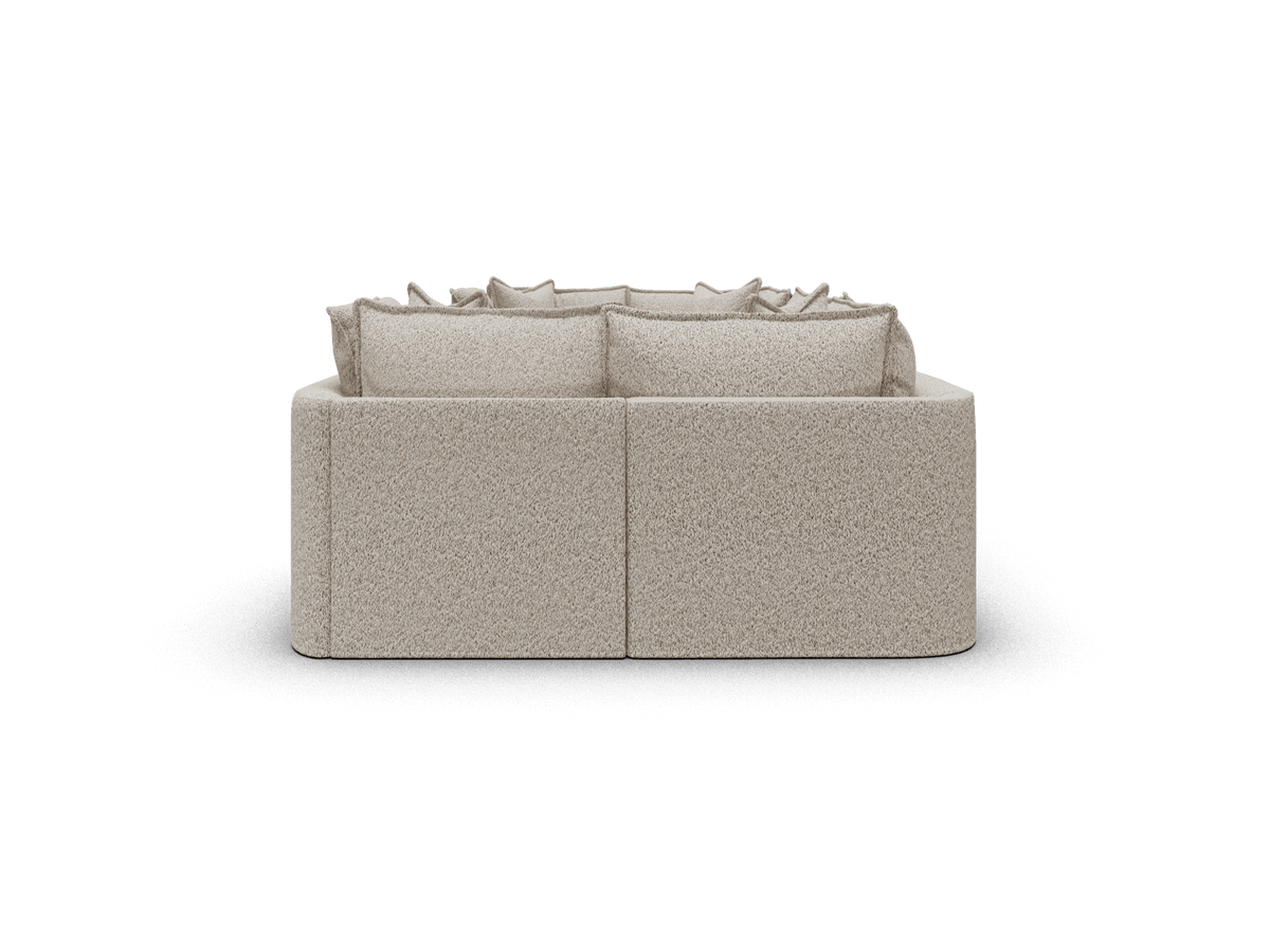 Koala Tamarama 6-section U-shape sectional in Aussie Latte, regular, studio shot on white