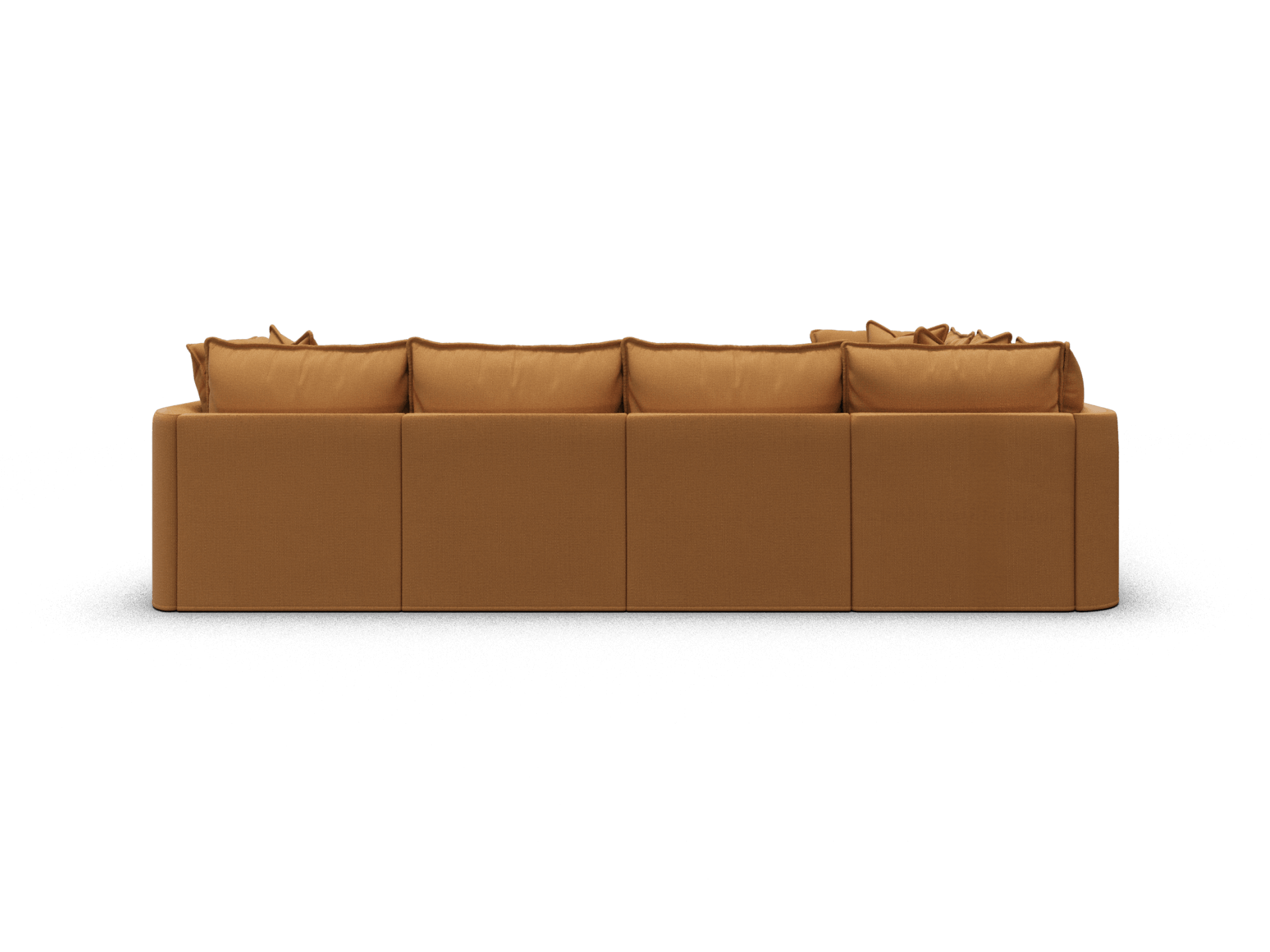 Koala Tamarama 6-section L-shape sectional in Bronzed Aussie, regular, studio shot on white