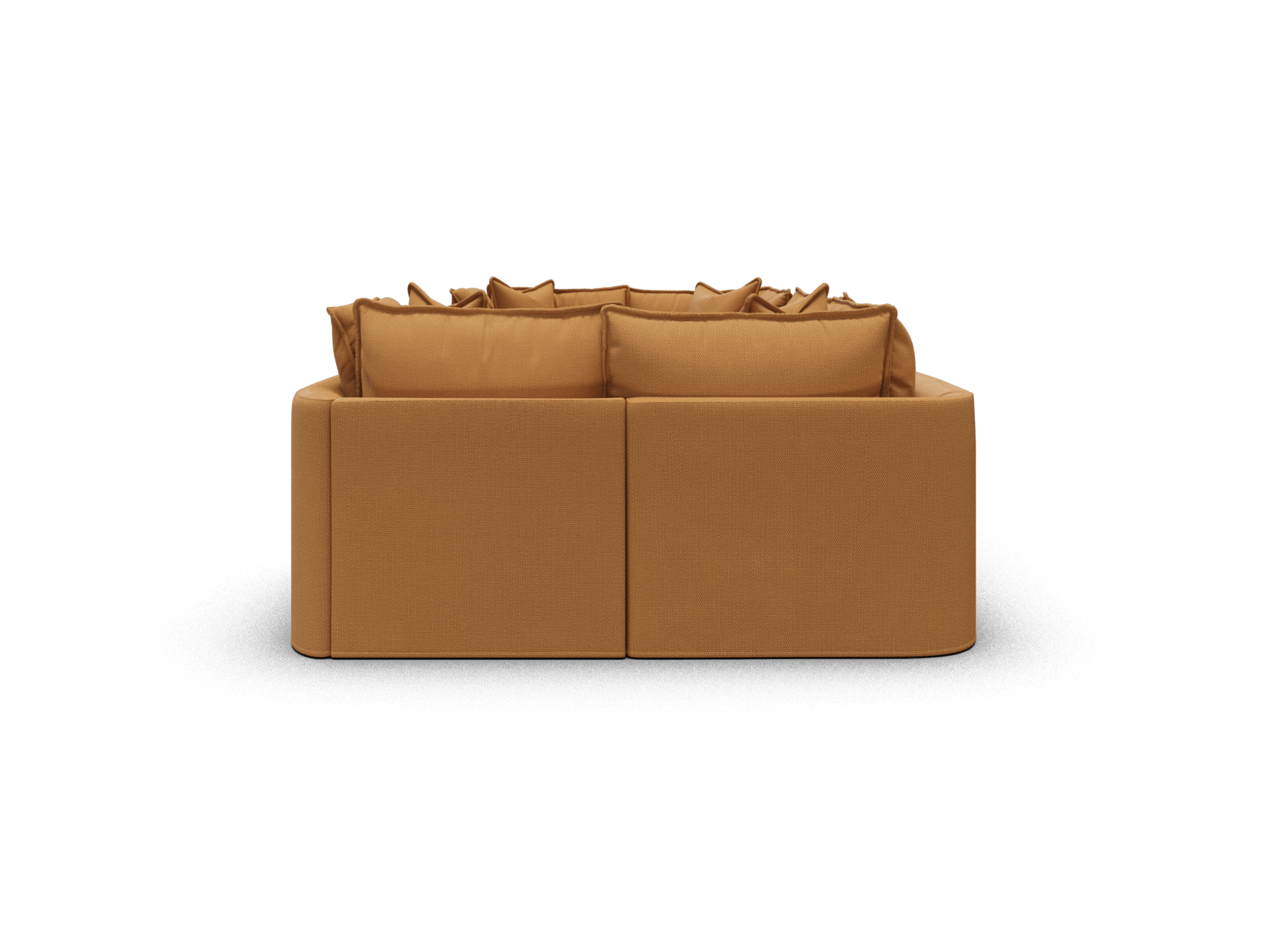 Koala Tamarama 6-section U-shape sectional in Bronzed Aussie, regular, studio shot on white