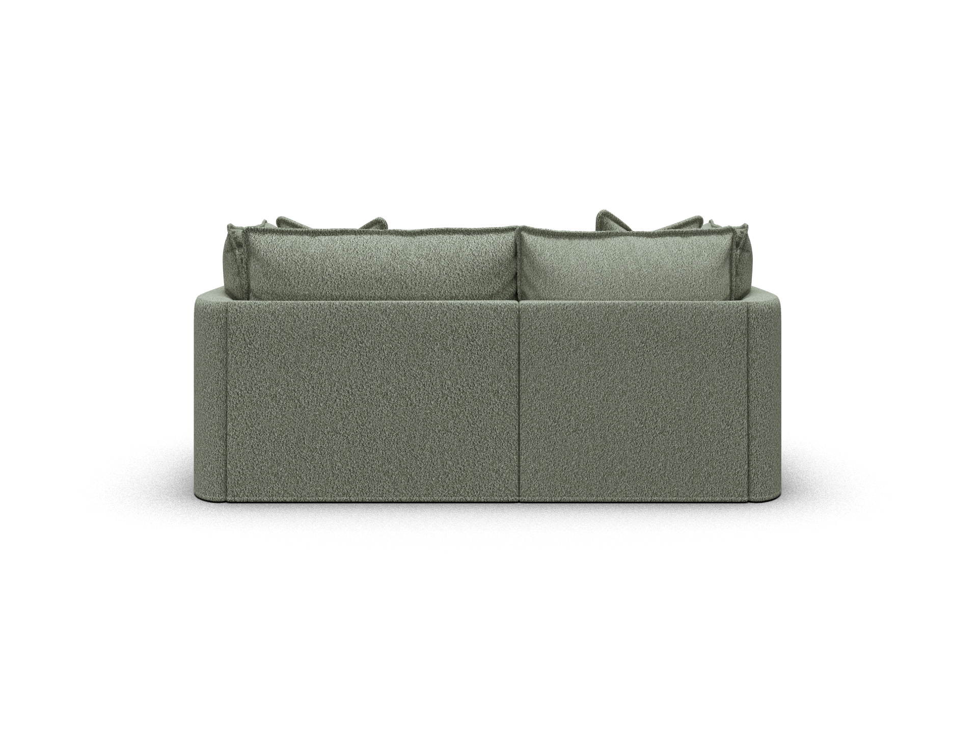 Koala Tamarama 2-section modular sofa with chaise in Frosty Grass, regular, studio shot on white