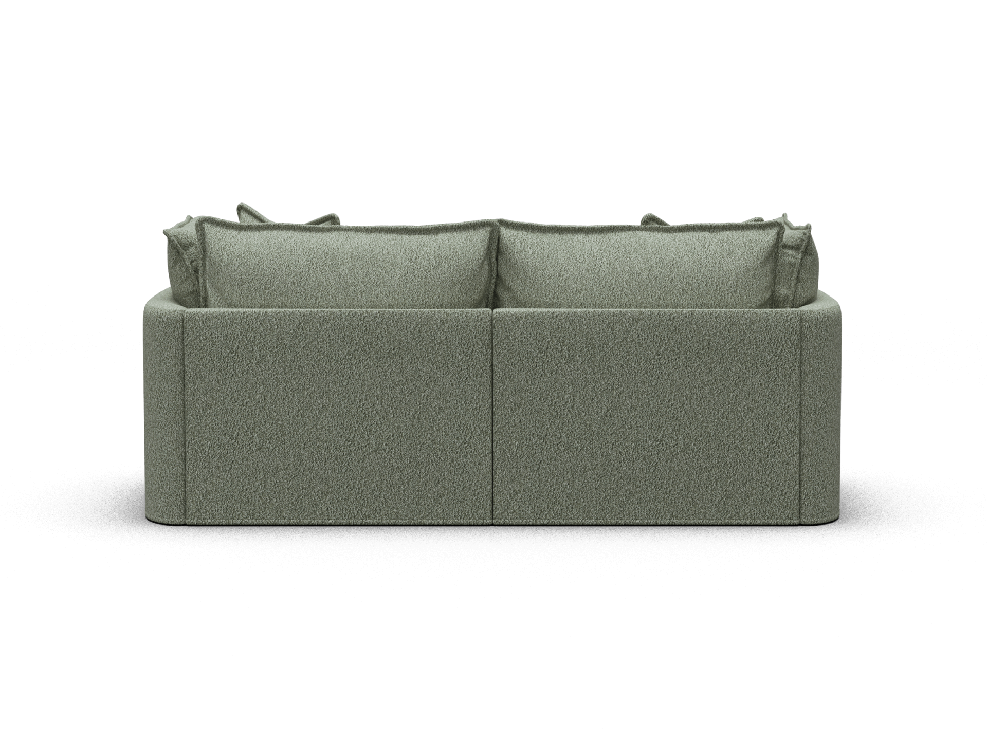 Koala Tamarama 2-section modular sofa in Frosty Grass, extra-wide, studio shot on white