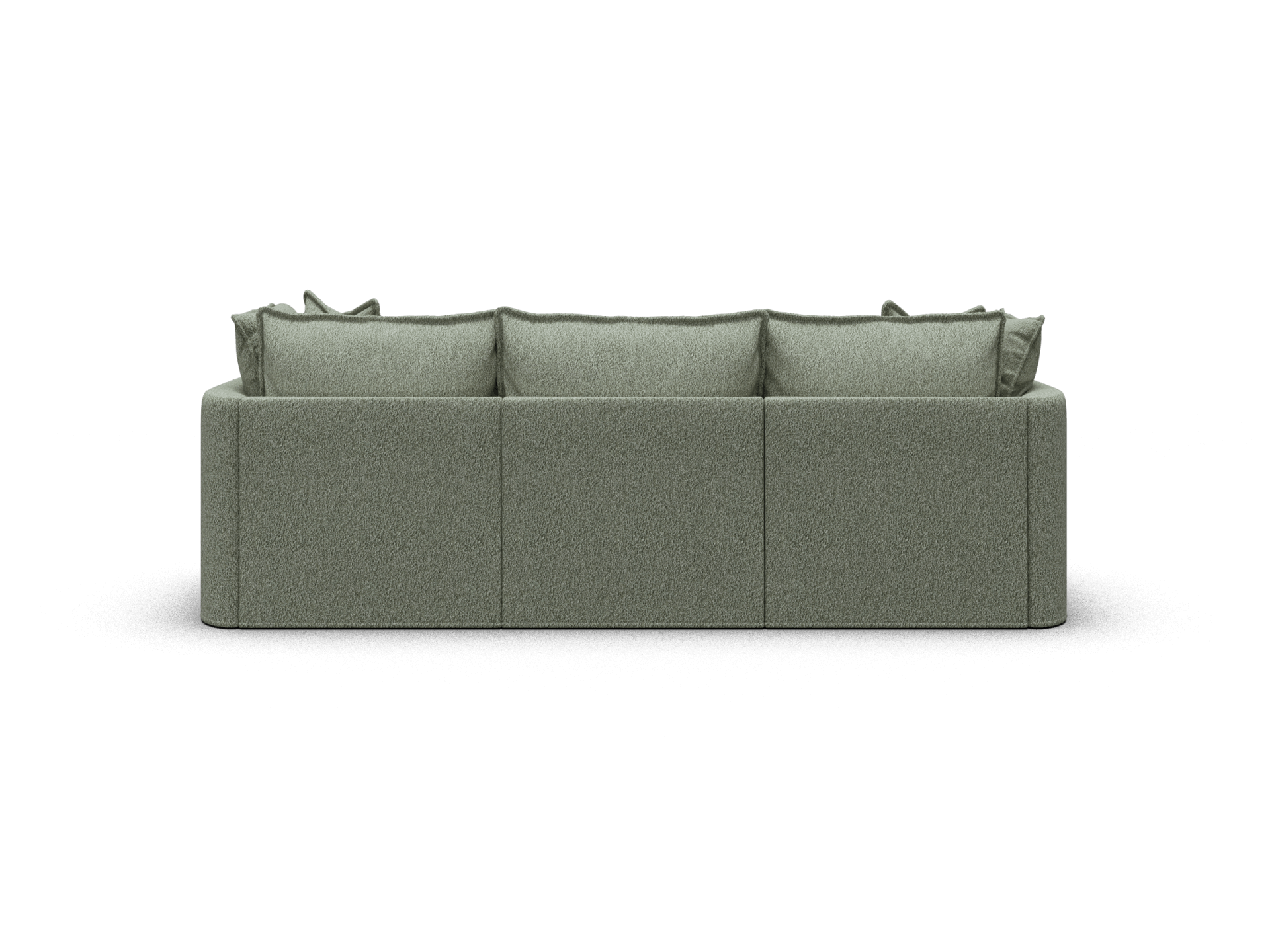 Koala Tamarama 3-section modular sofa in Frosty Grass, regular, studio shot on white