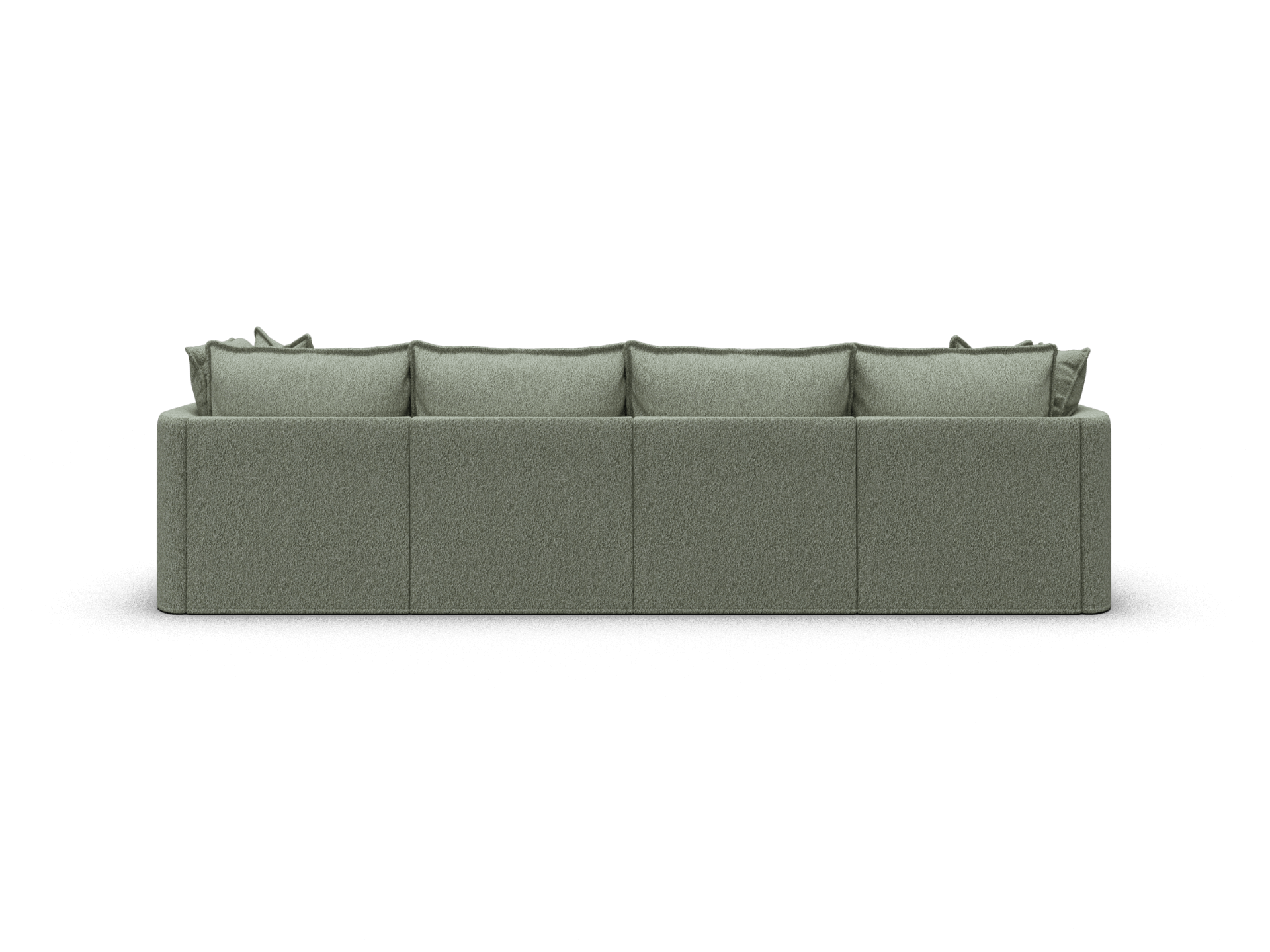 Koala Tamarama 4-section modular sofa in Frosty Grass, regular, studio shot on white