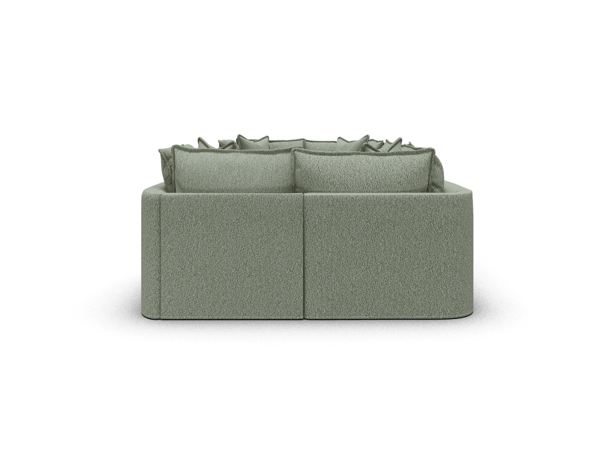 Koala Tamarama 6-section U-shape sectional in Frosty Grass, regular, studio shot on white