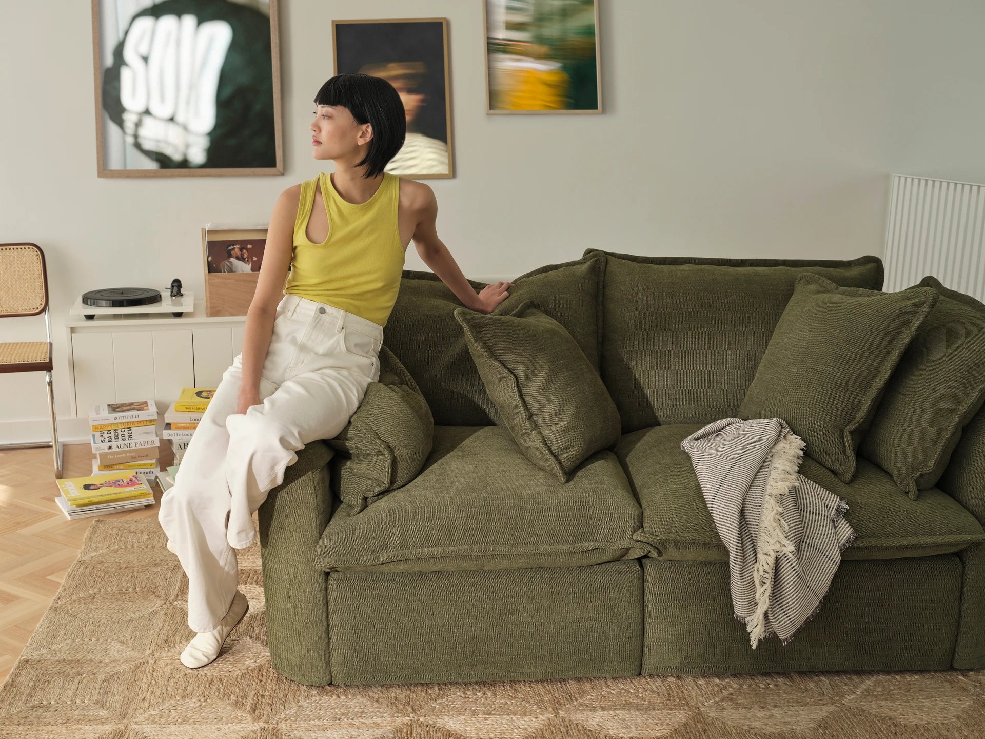 Tamarama Modular Sofa - Regular / 2 Sections / Forest Walk