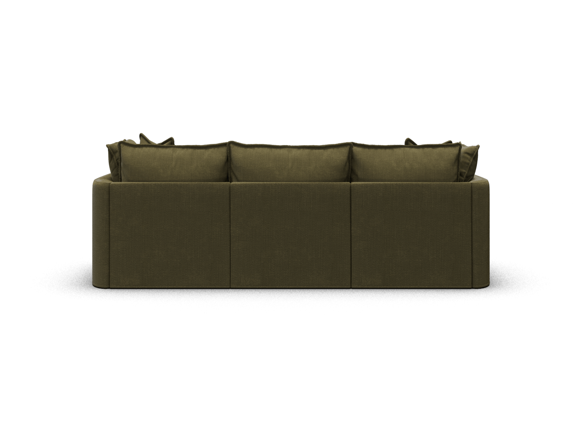 Koala Tamarama 3-section modular sofa in Forest Walk, regular, studio shot on white