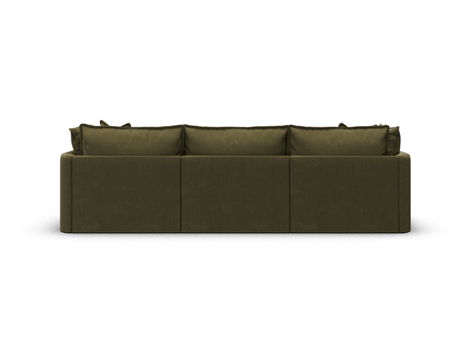 Koala Tamarama 3-section modular sofa in Forest Walk, extra-wide, studio shot on white