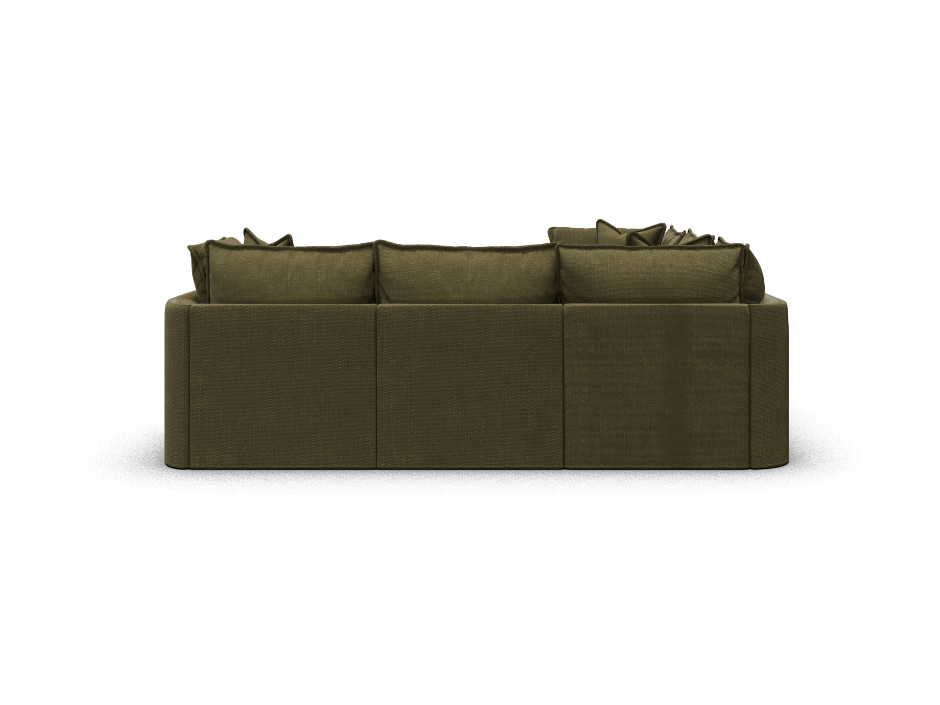Koala Tamarama 5-section L-shape sectional in Forest Walk, regular, studio shot on white