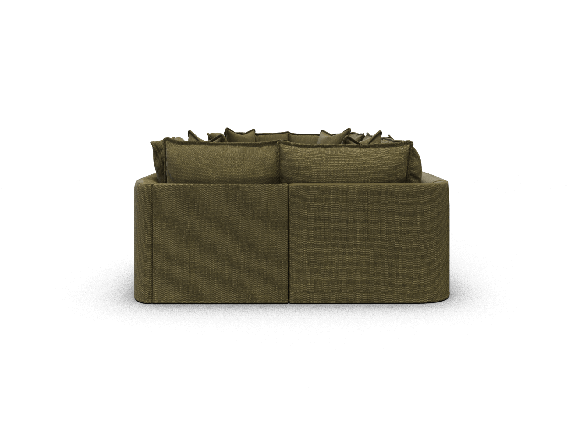 Koala Tamarama 6-section U-shape sectional in Forest Walk, regular, studio shot on white