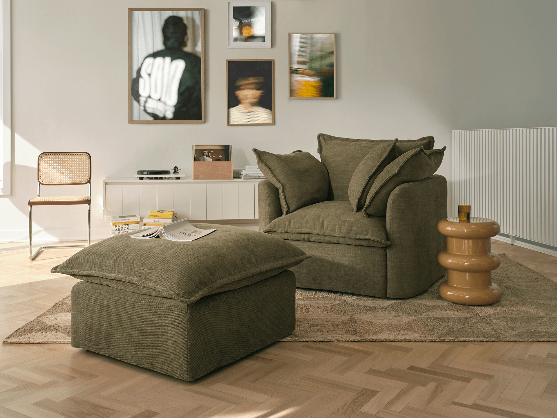 Tamarama Modular Ottoman Cover - Regular / Forest Walk