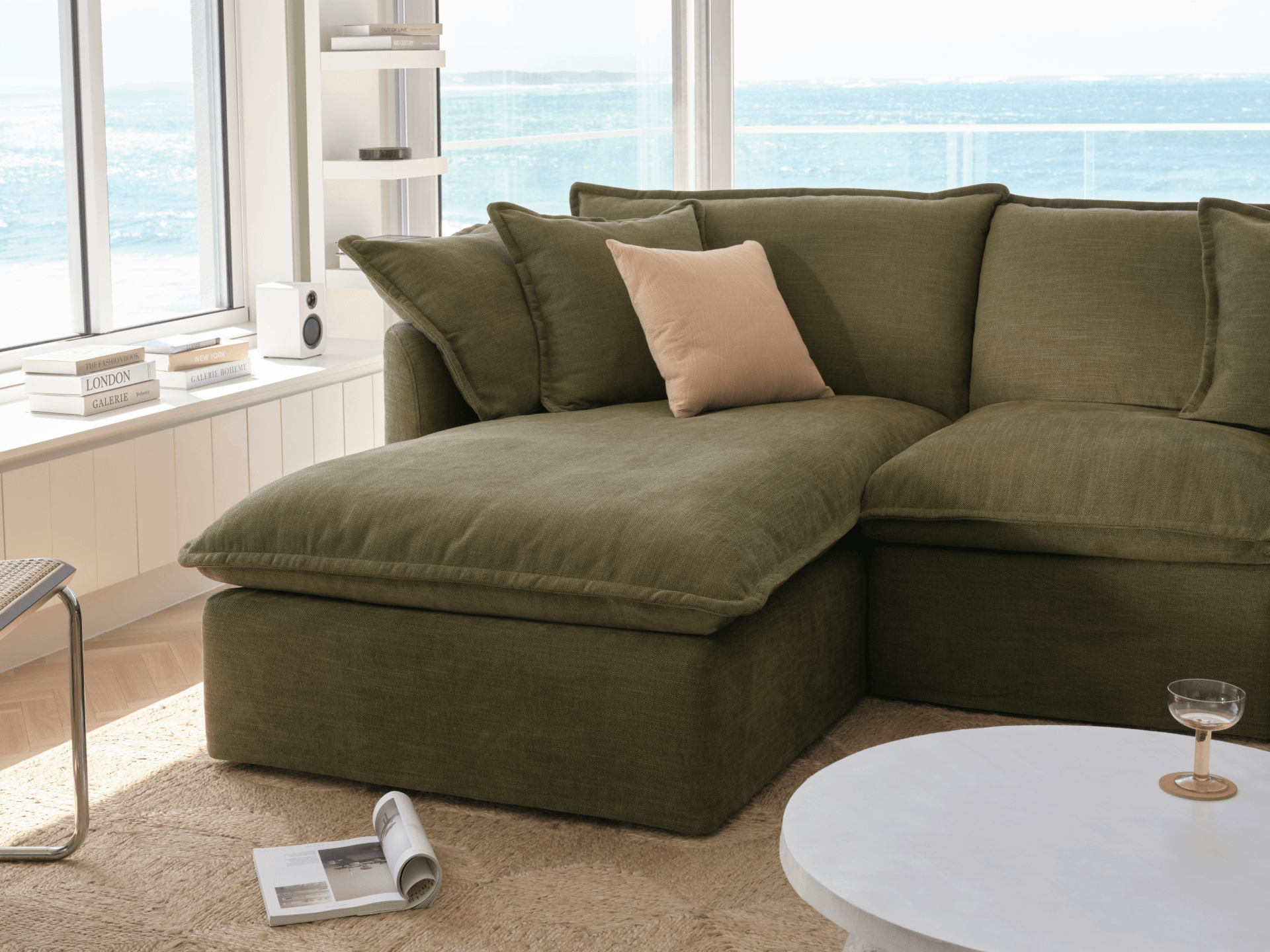 Tamarama Modular Sofa Cover - Regular / 2 Sections / Forest Walk
