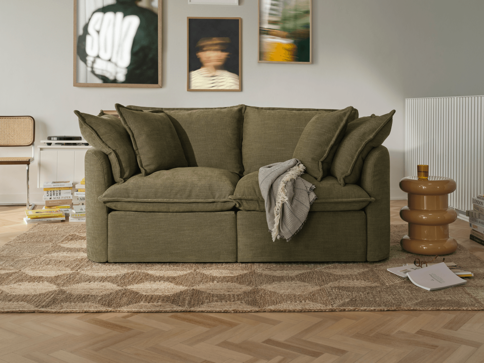 Tamarama Modular Sofa Cover - Regular / 2 Sections / Forest Walk