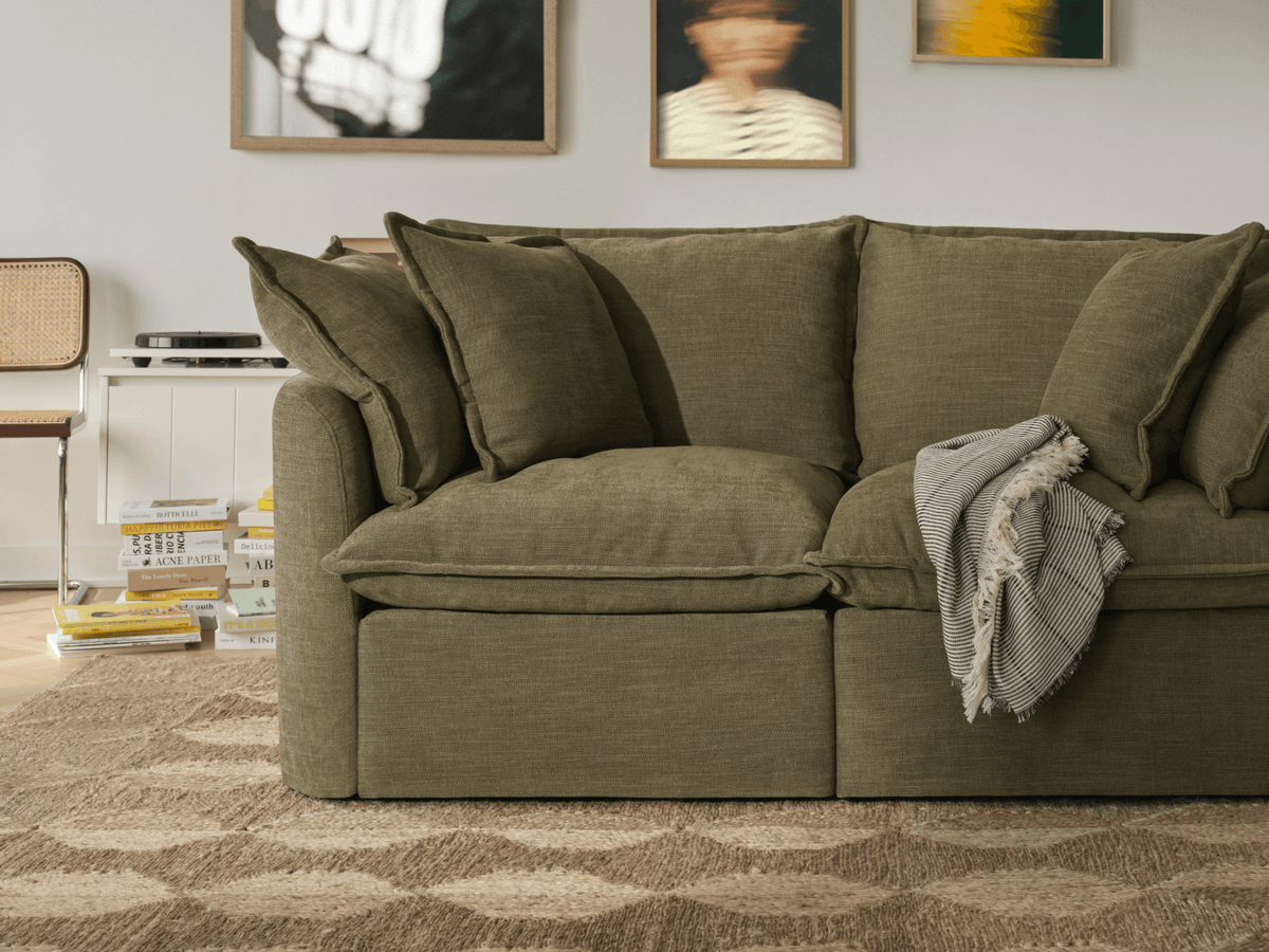Tamarama Sectional Sofa Cover - Regular / 3 Sections / Forest Walk