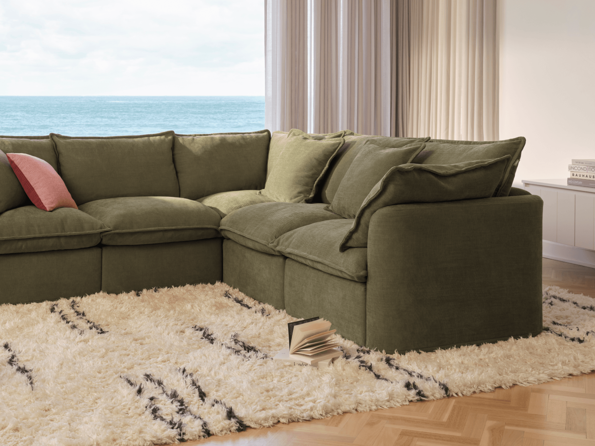 Tamarama Modular Sofa Cover - Regular / 6 Sections / Forest Walk
