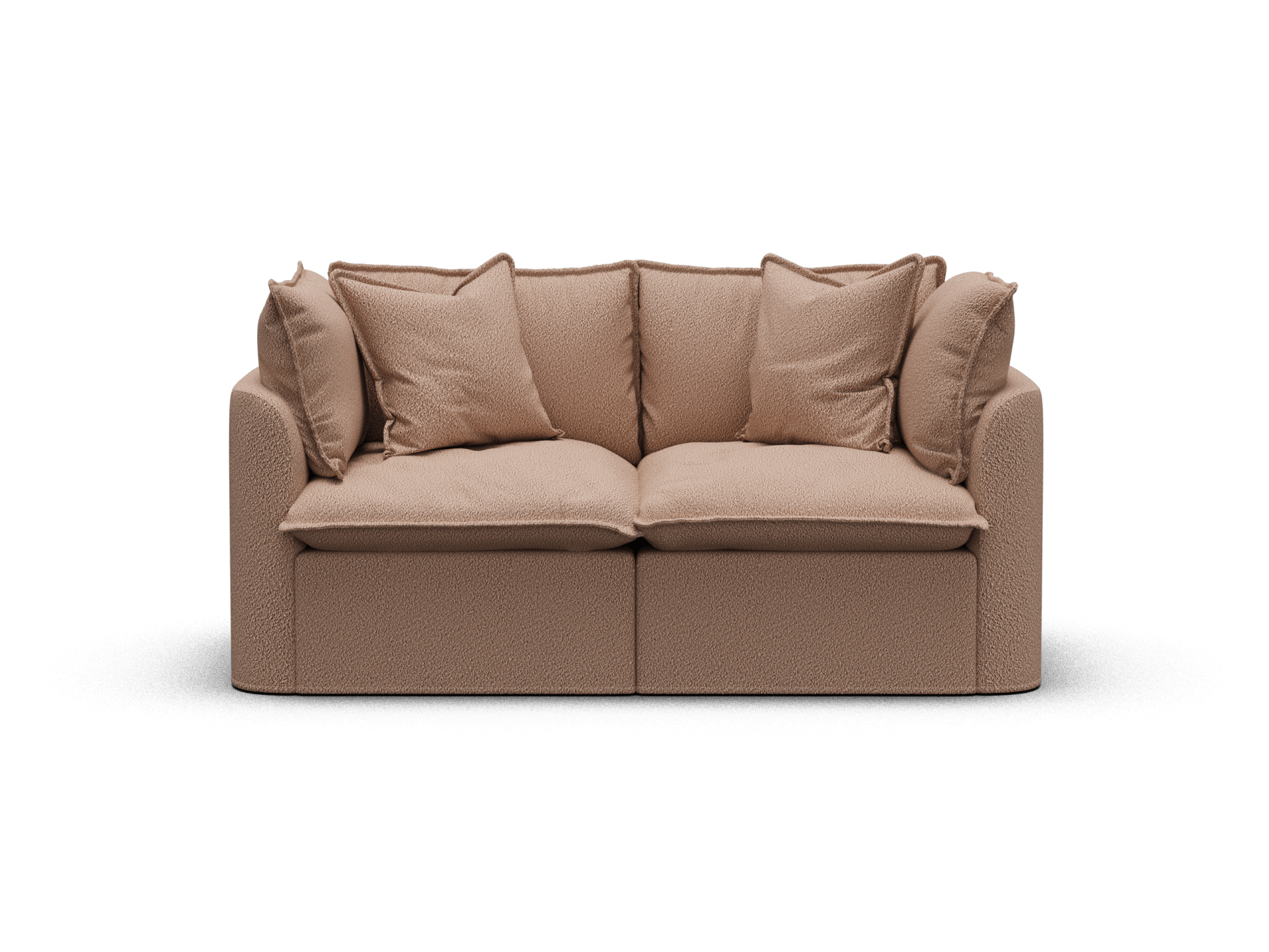 Koala Tamarama 2-section modular sofa in Pebble Beach, regular, studio shot on white