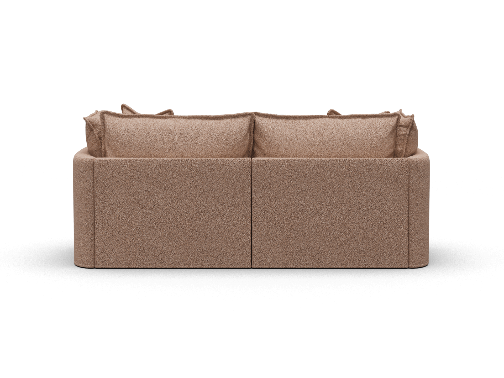 Koala Tamarama 2-section modular sofa in Pebble Beach, extra-wide, studio shot on white