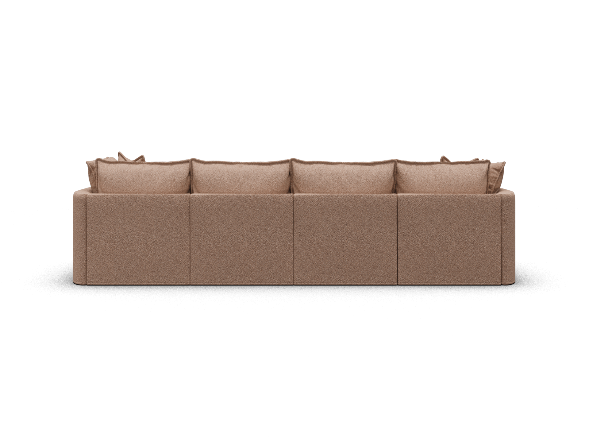 Koala Tamarama 4-section modular sofa in Pebble Beach, regular, studio shot on white