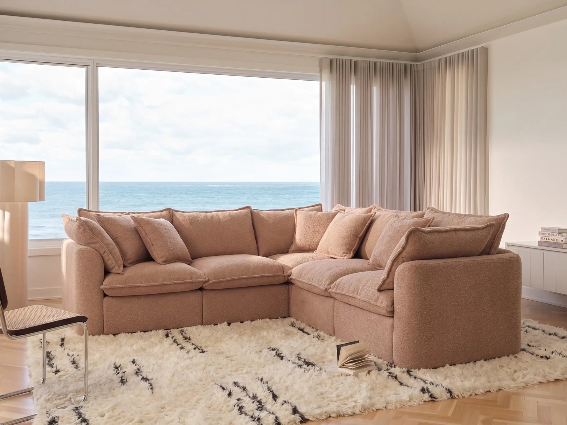 Tamarama Modular Sofa - Pebble Beach (Luxe) / 5 Sections / Regular