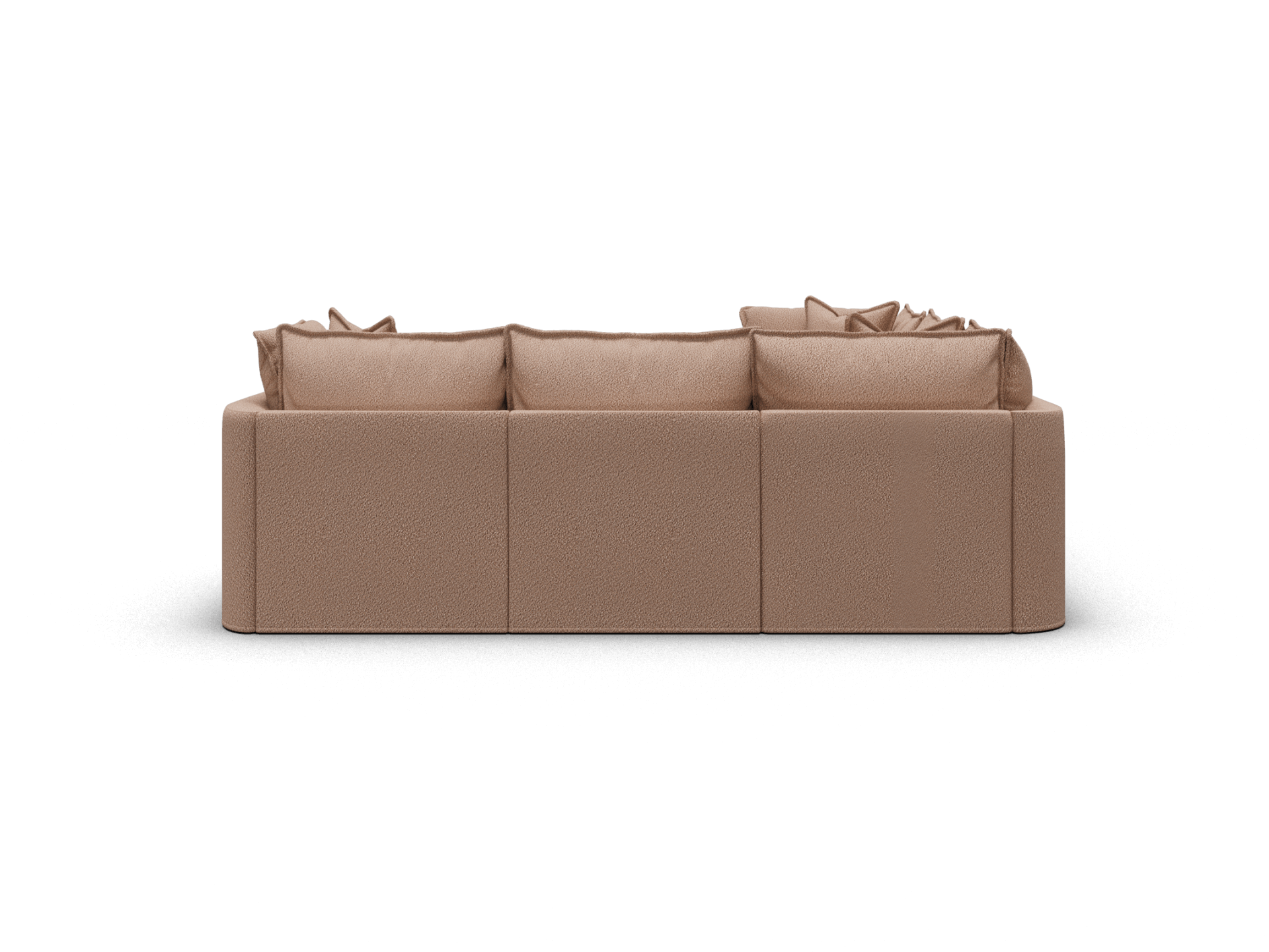 Koala Tamarama 5-section L-shape sectional in Pebble Beach, regular, studio shot on white