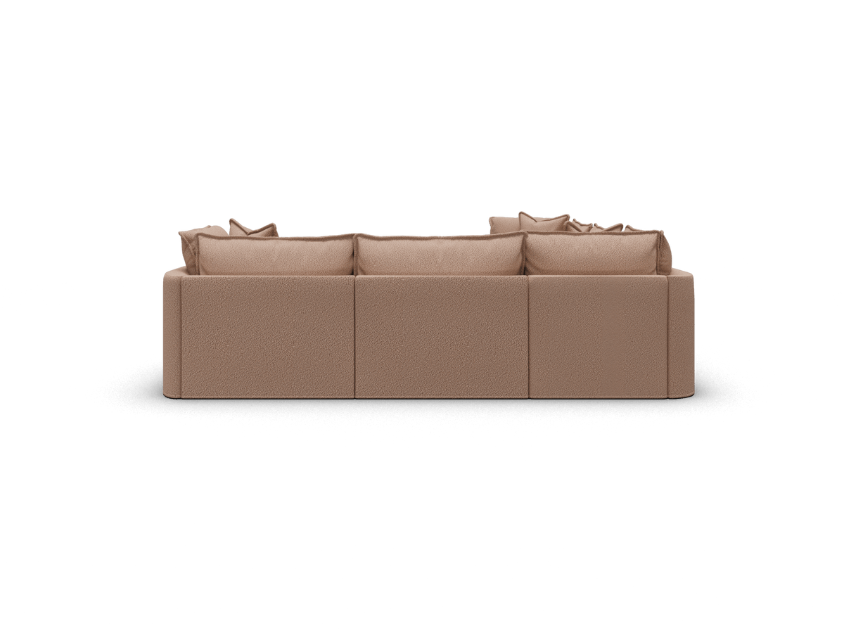 Koala Tamarama 5-section L-shape sectional in Pebble Beach, extra-wide, studio shot on white