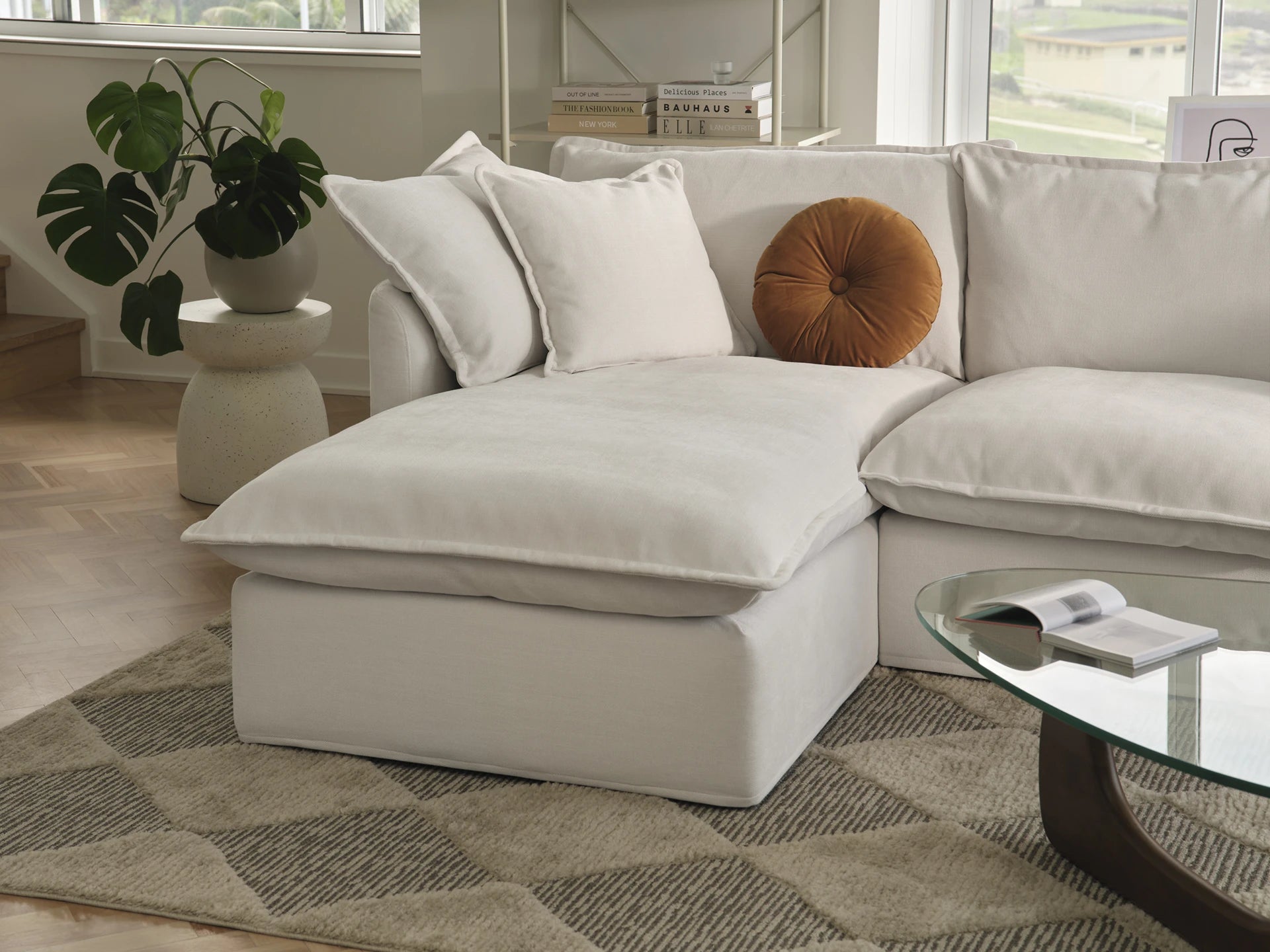 Tamarama Modular Sofa - Winter Cream / 3 Sections / Regular