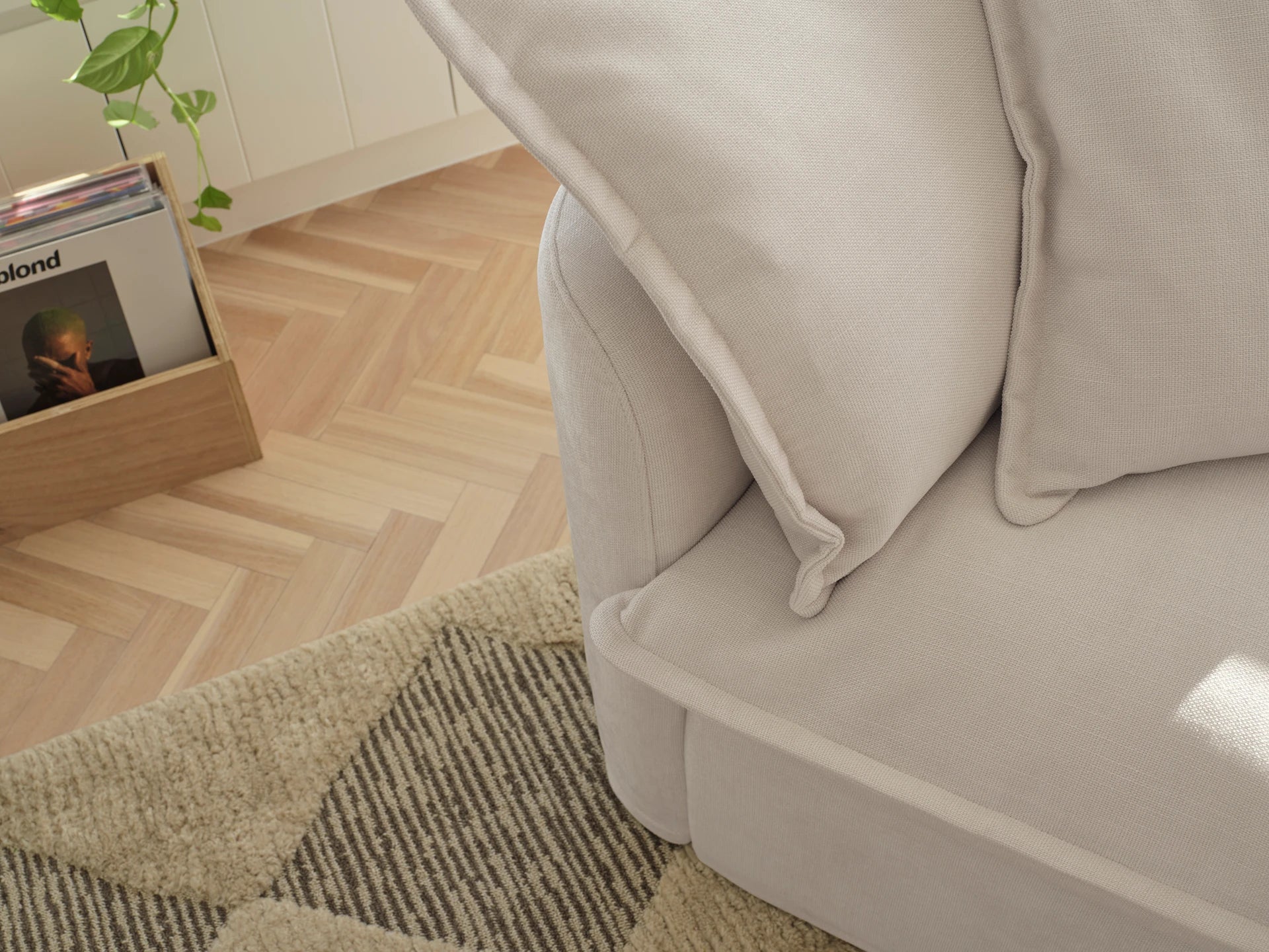 Tamarama Modular Sofa - Regular / 2 Sections / Winter Cream