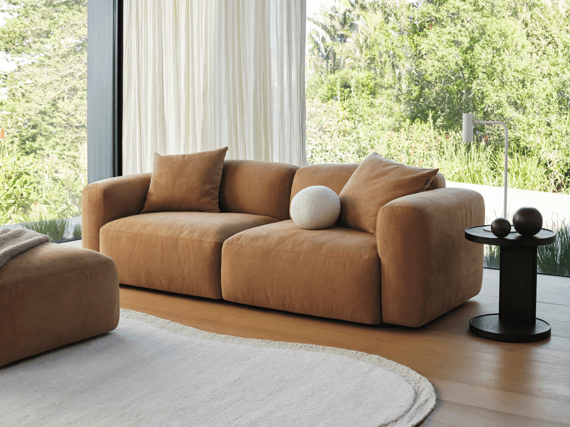 Torquay Modular Sofa - Regular / 2 Sections / Bronzed Aussie